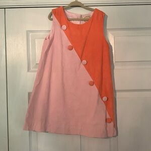 Beaufort Bonnet Corduroy Button Dress Sleveless